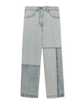Panelled jeans