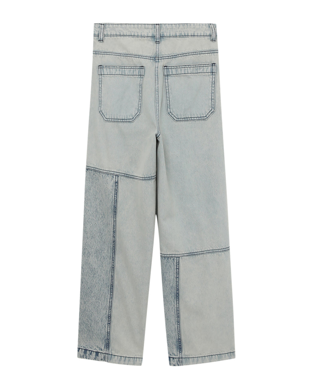 Panelled jeans