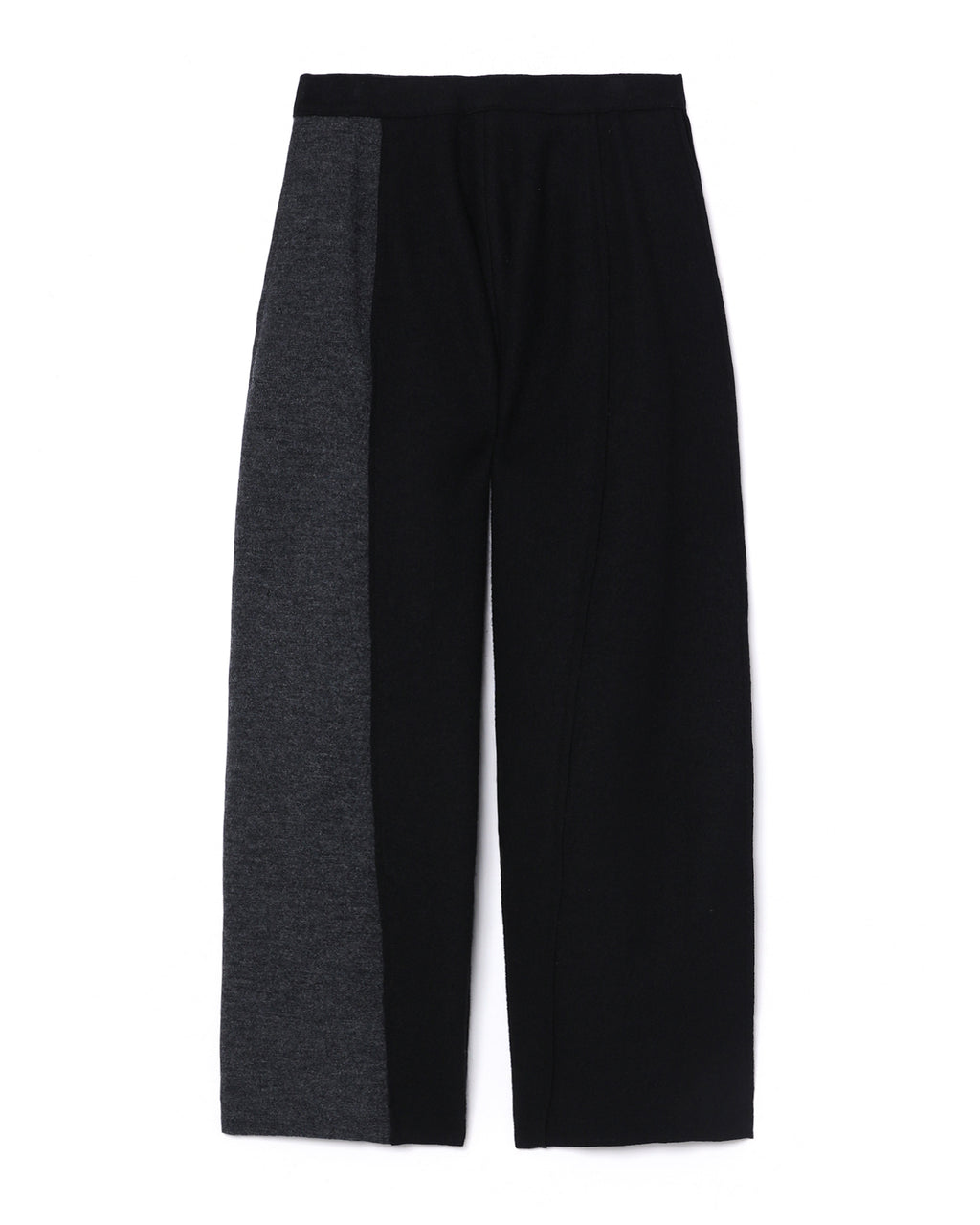 Sweat-panelled wool pants