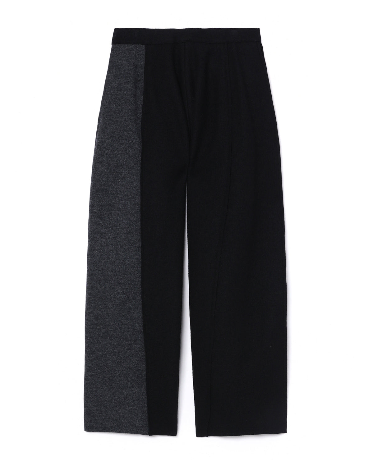 Sweat-panelled wool pants