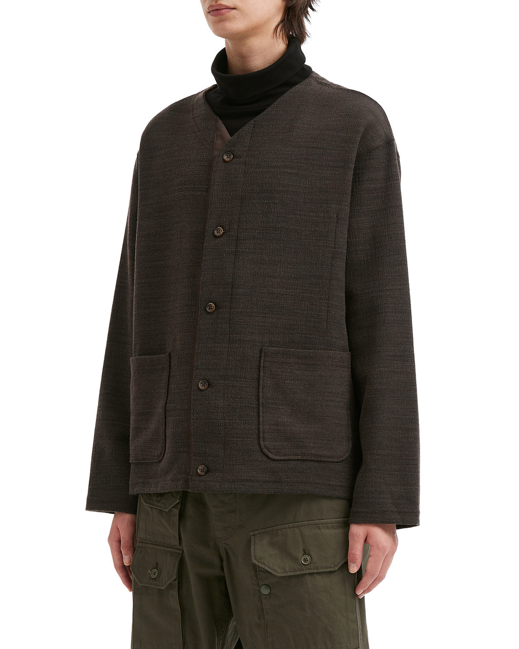 V-neck cardigan
