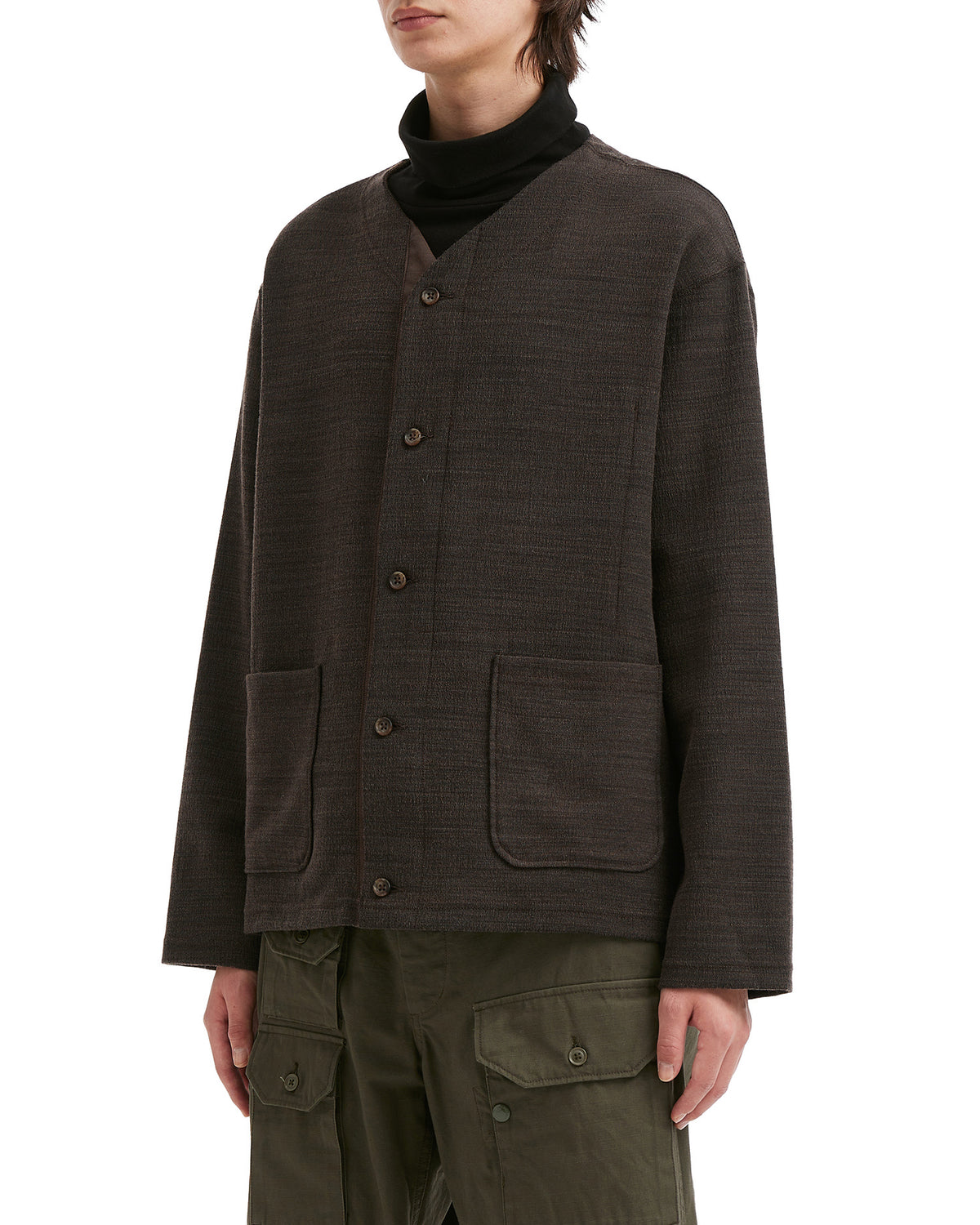 V-neck cardigan