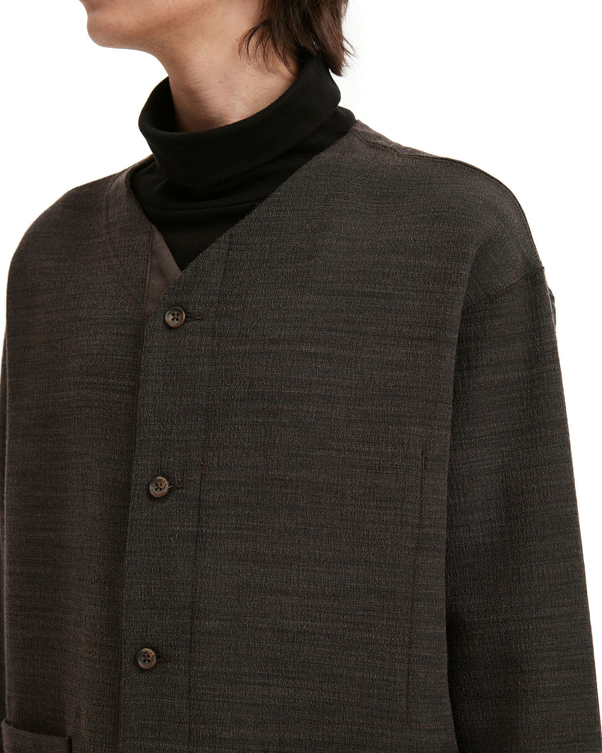 V-neck cardigan