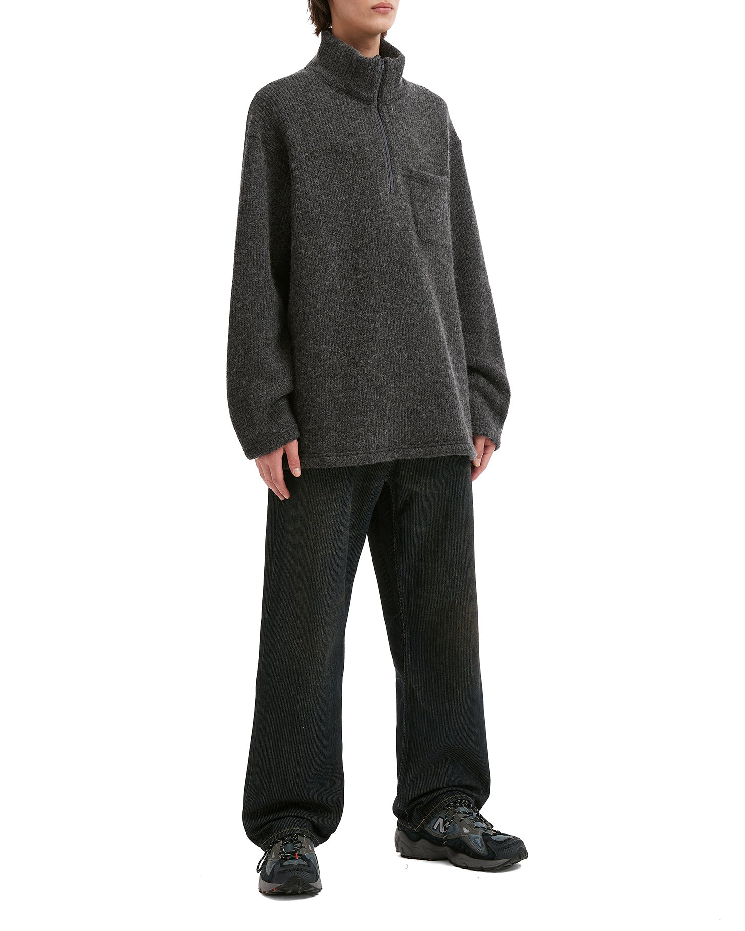 Half-zip sweater
