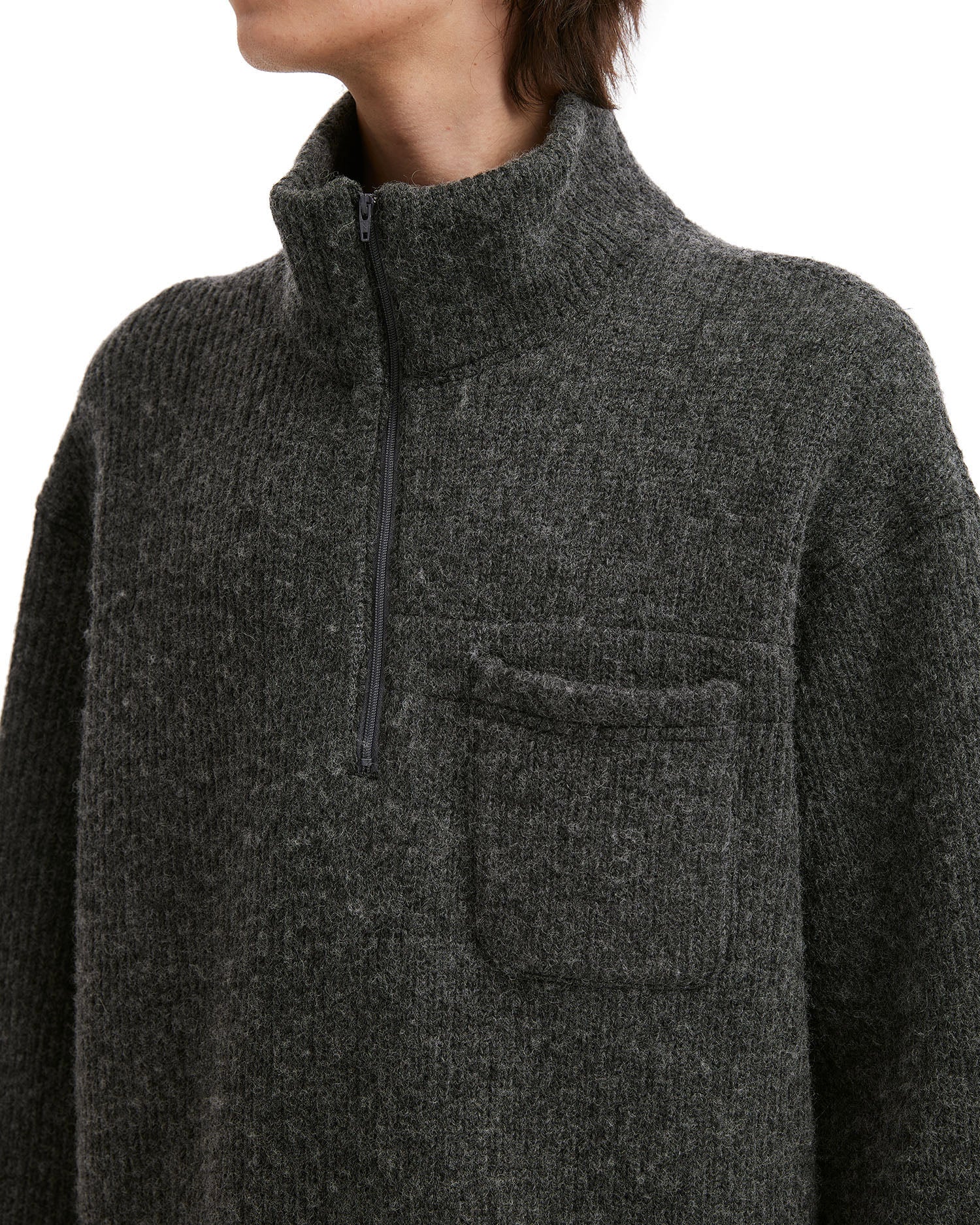 Half-zip sweater