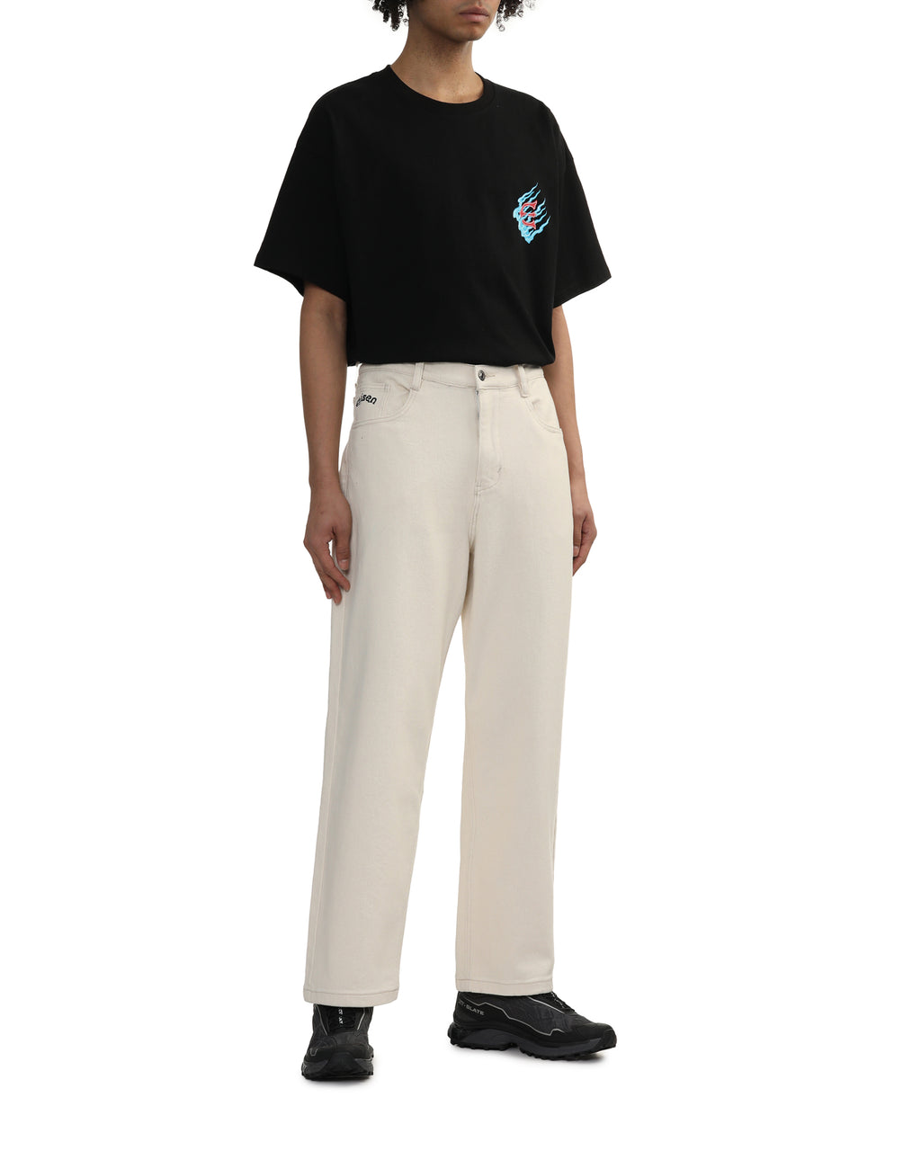 Straight leg jeans