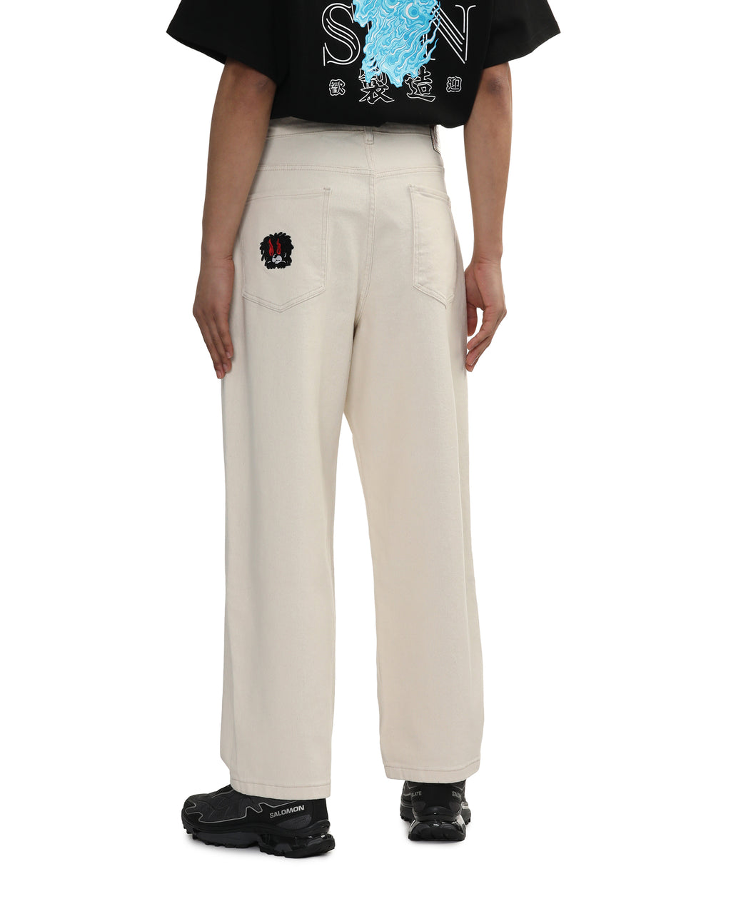 Straight leg jeans