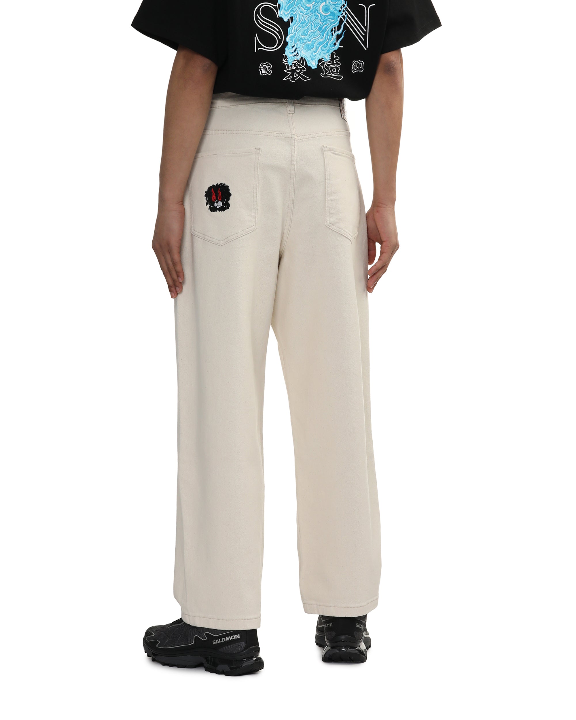 Straight leg jeans