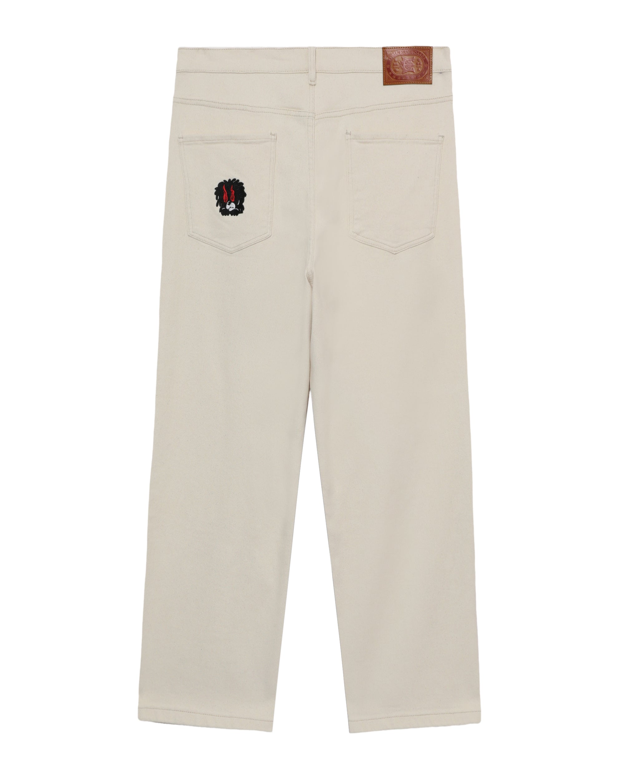 Straight leg jeans
