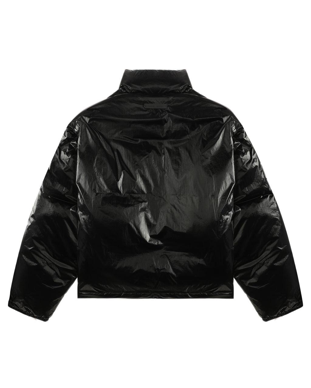 Glossy puffer jacket