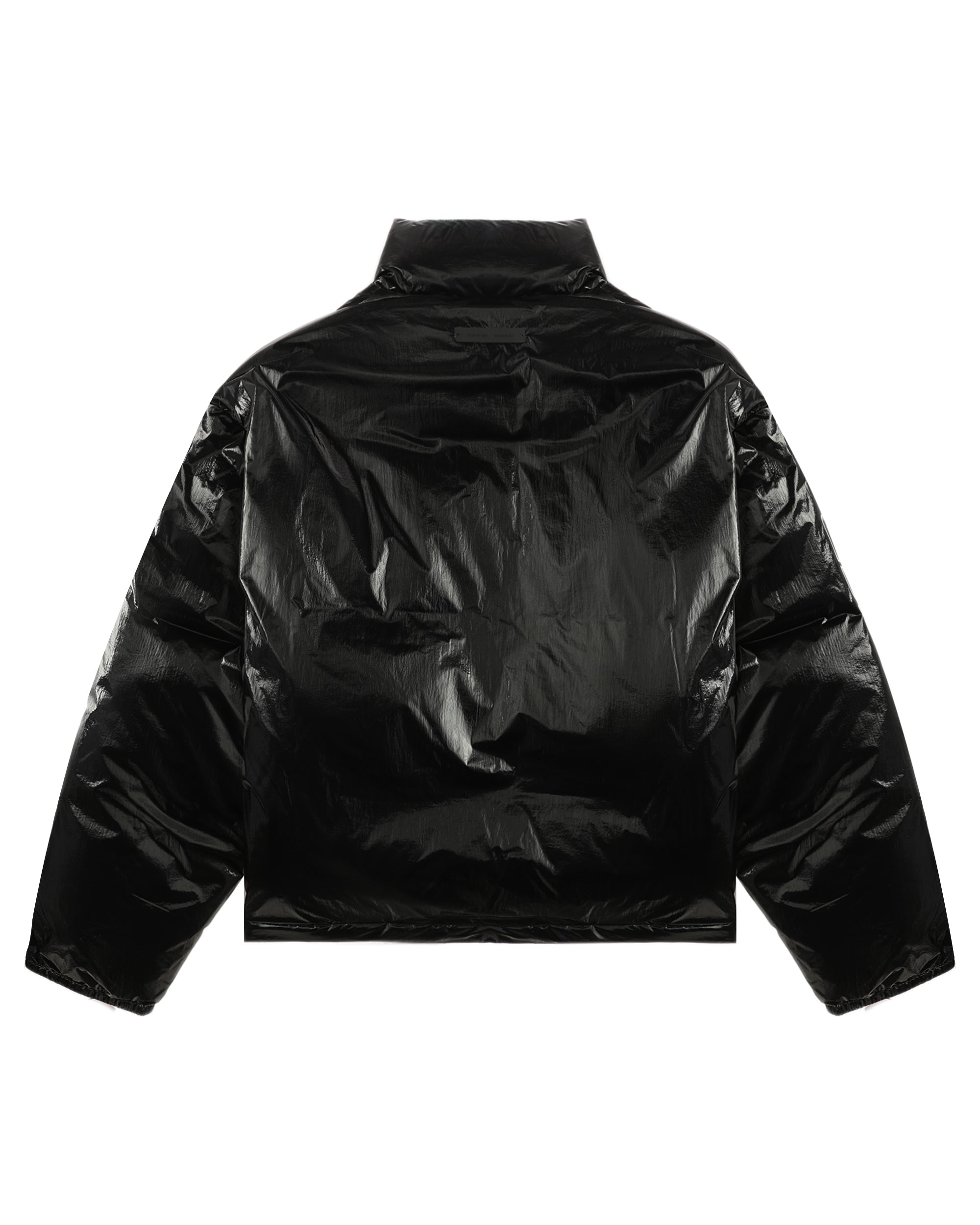 Glossy puffer jacket