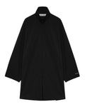 Long zip-up coat
