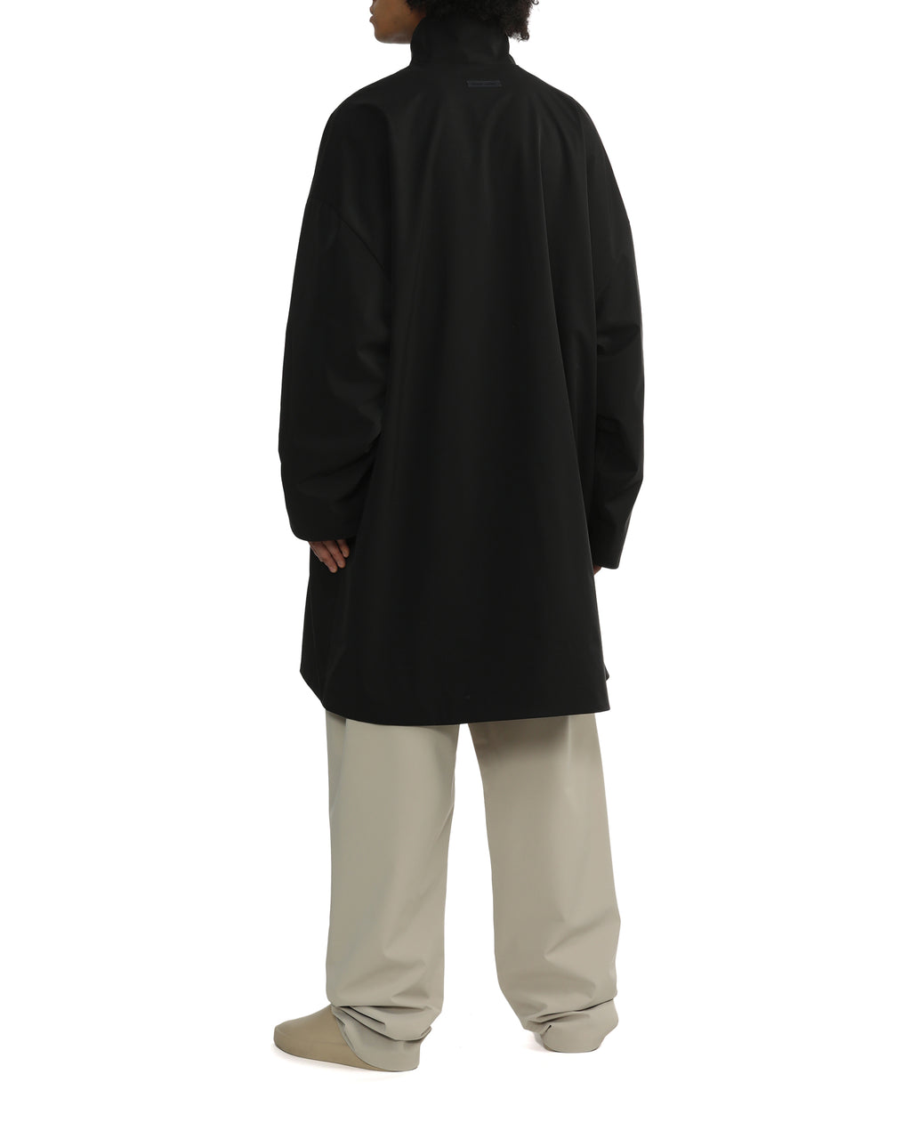 Long zip-up coat