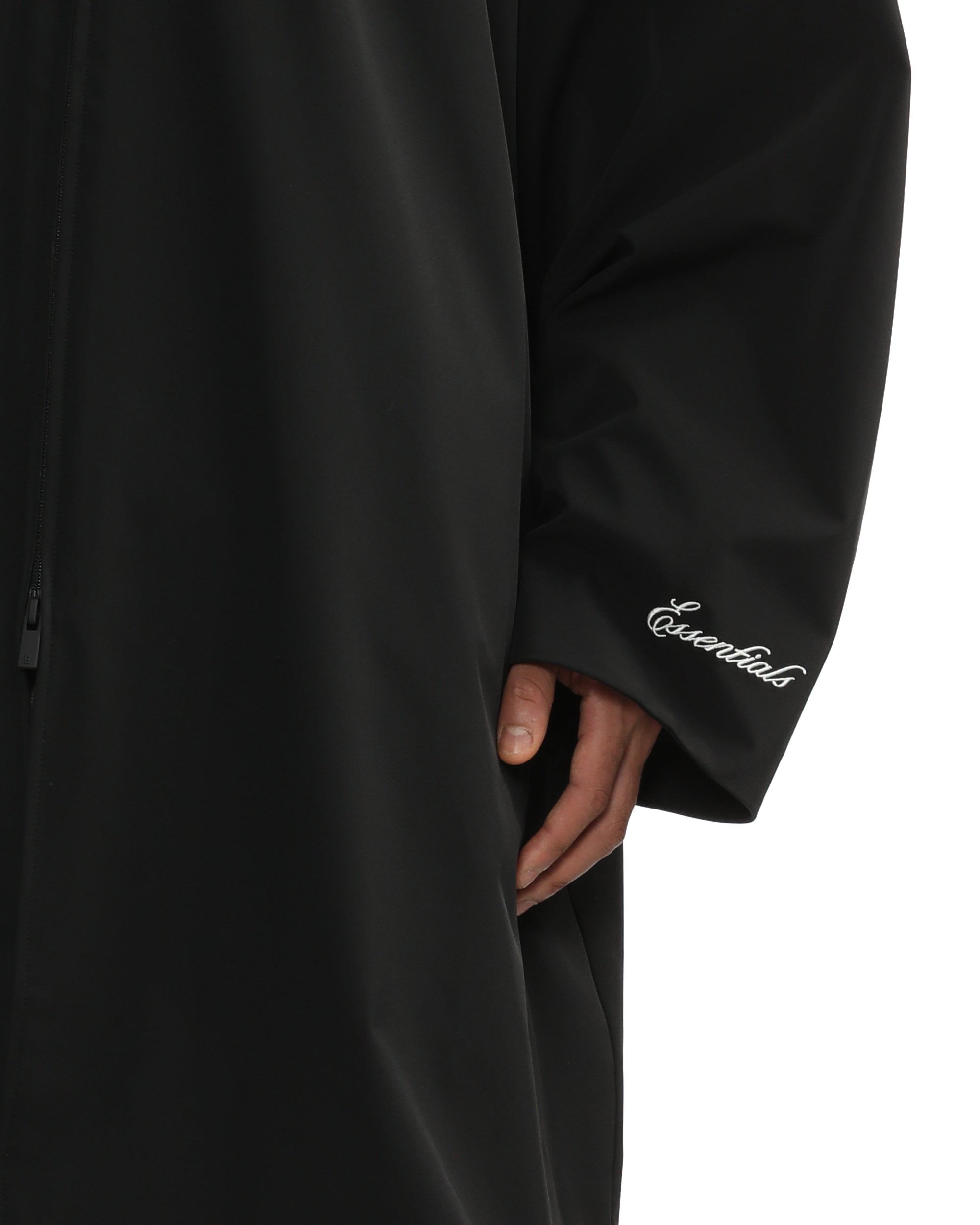 Long zip-up coat