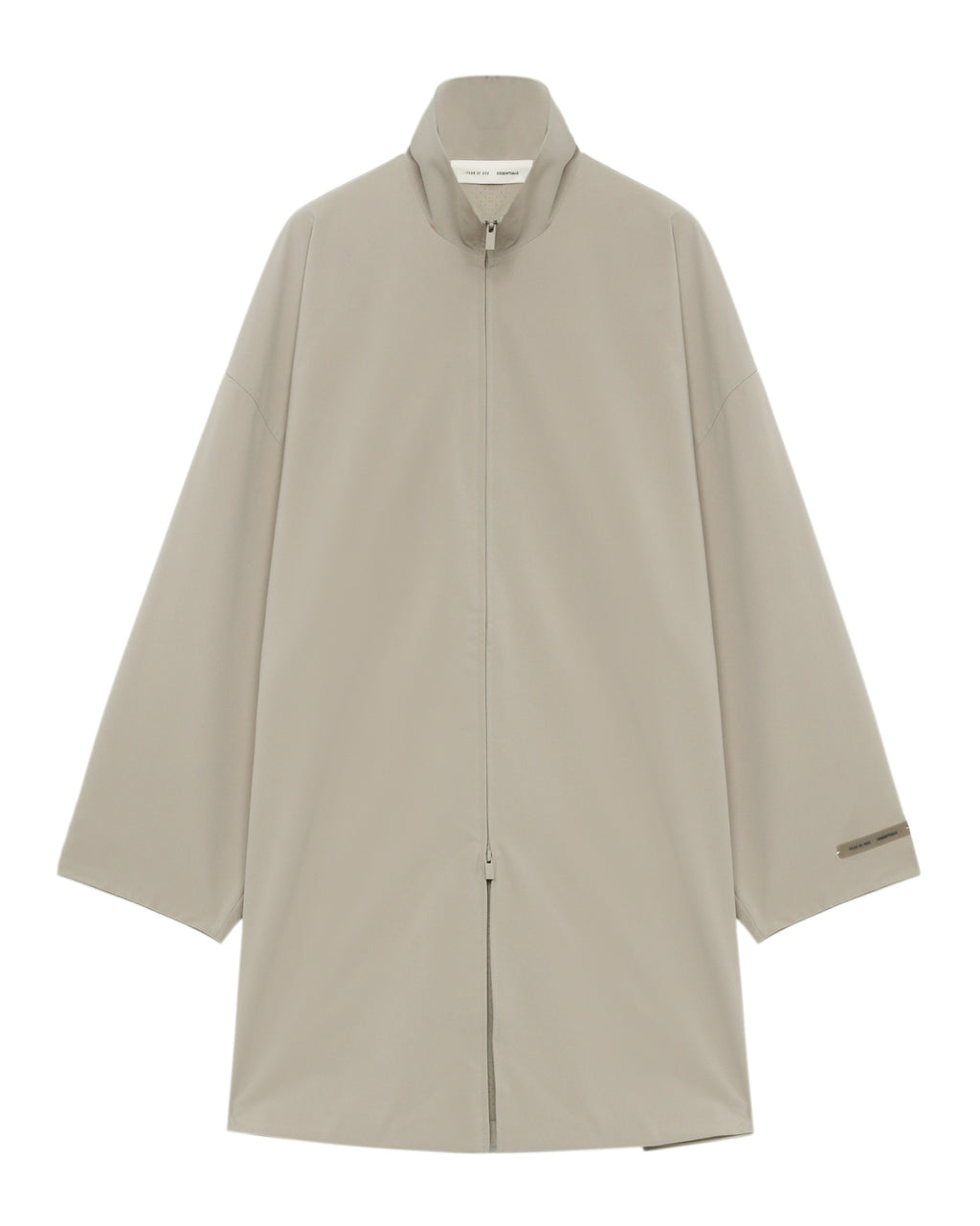 Long zip-up coat