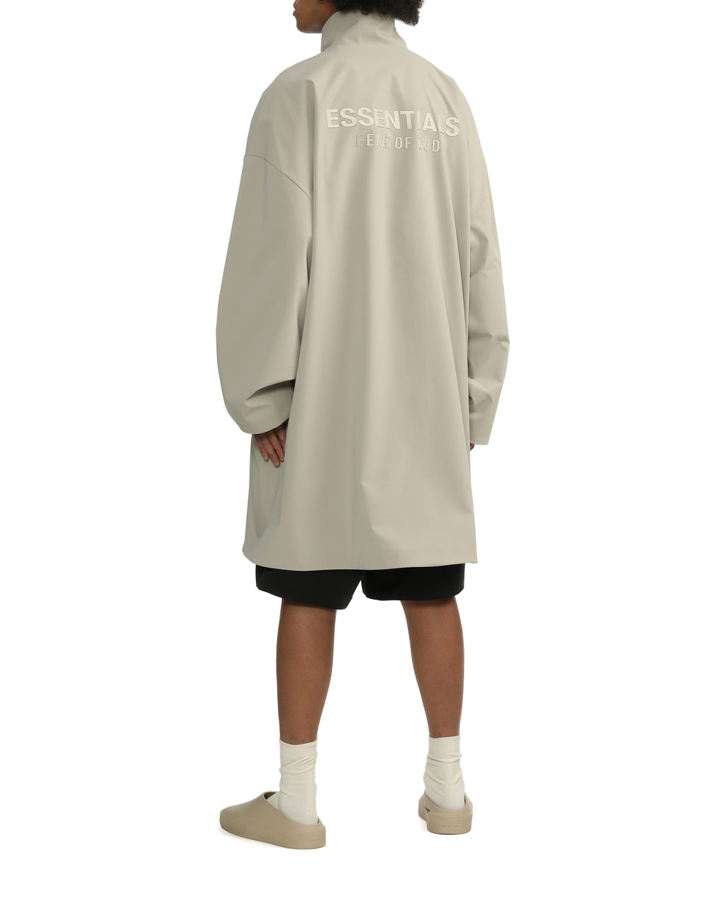 Long zip-up coat