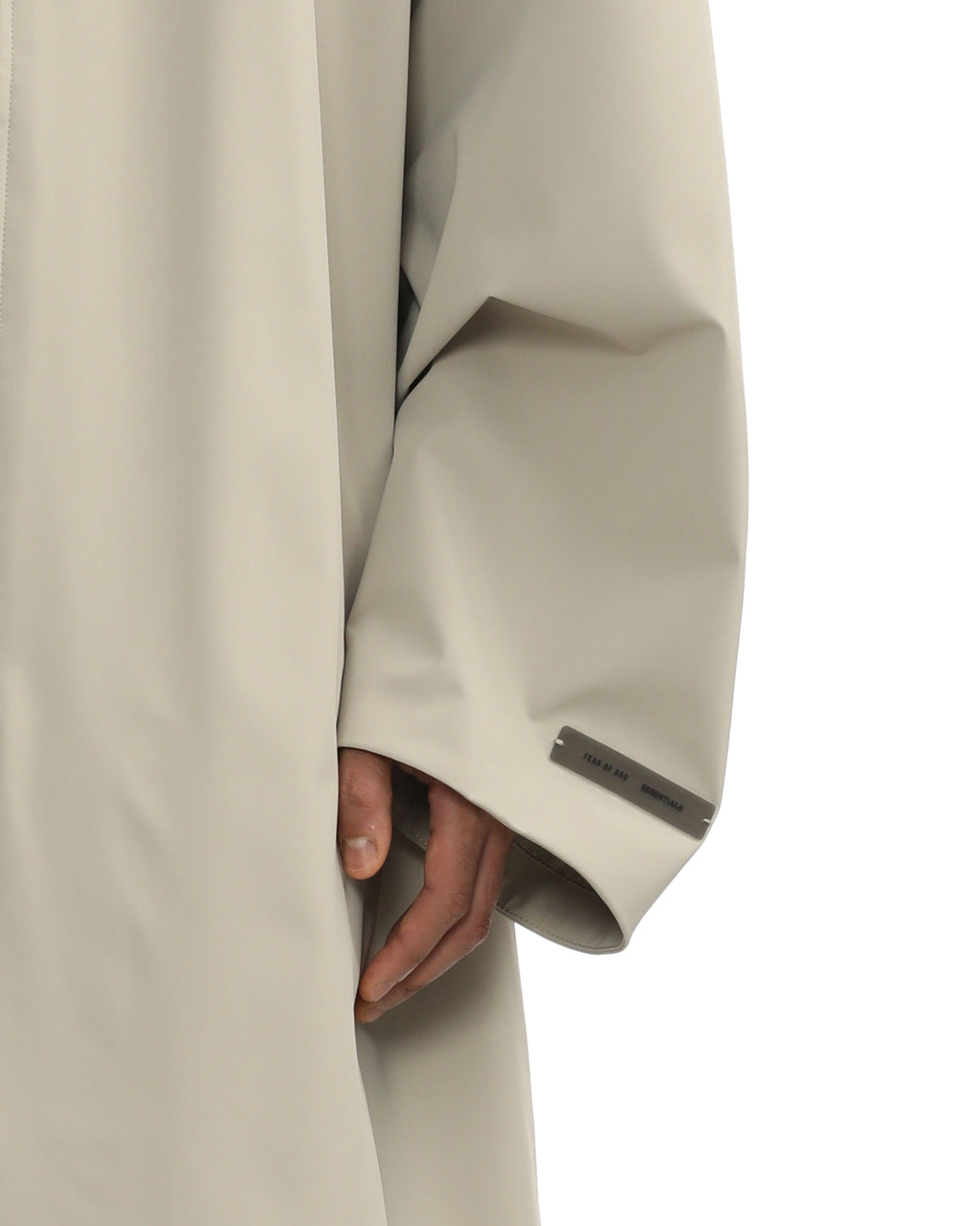 Long zip-up coat