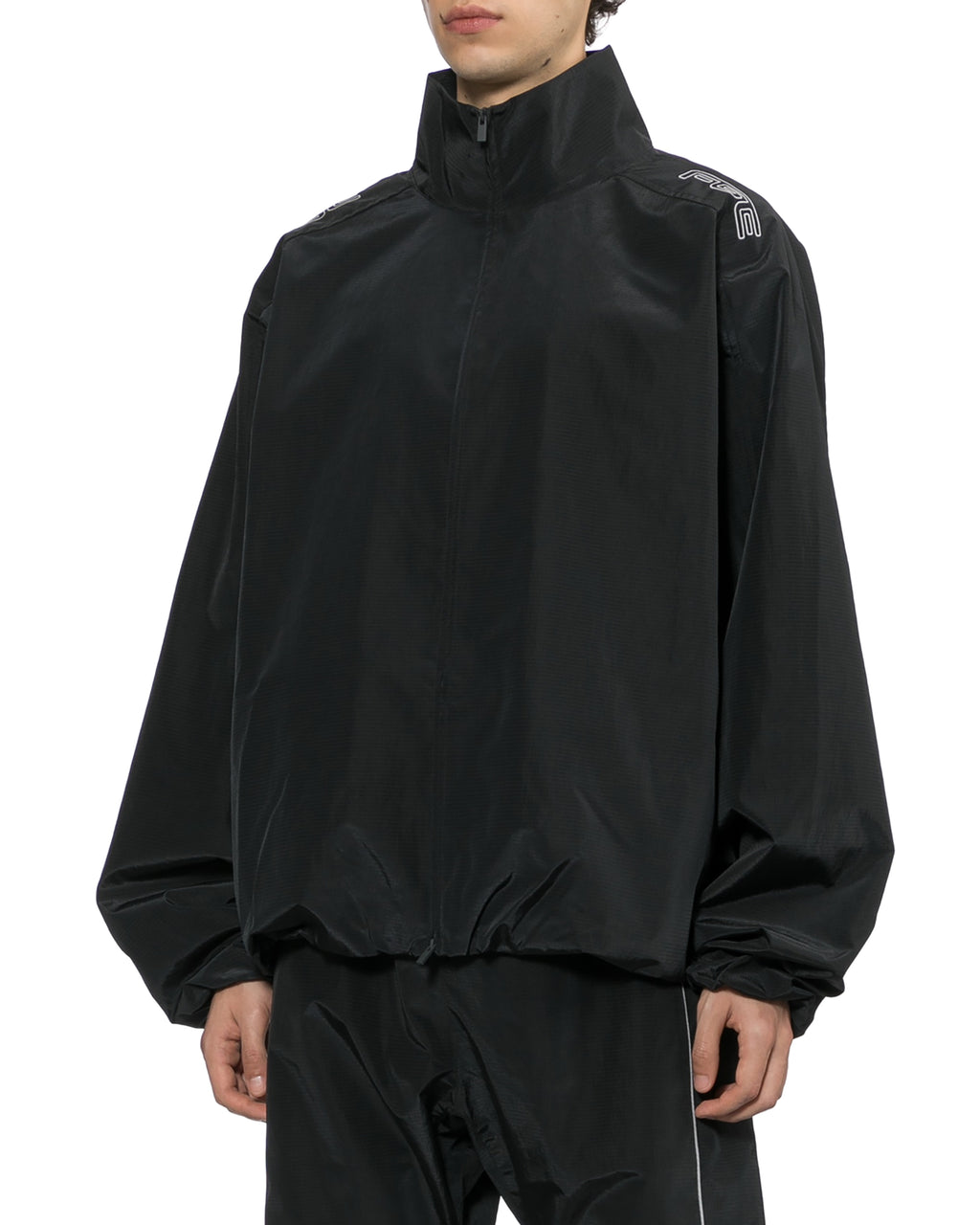 Stand collar zip jacket