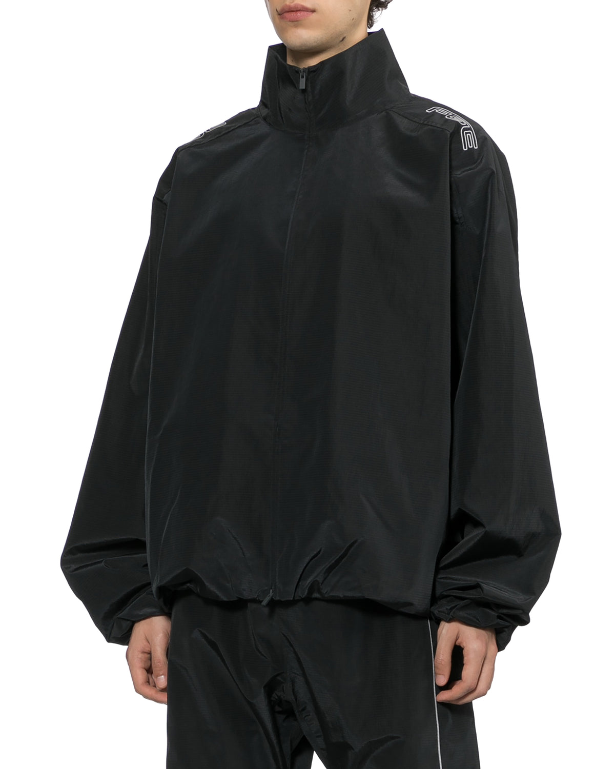 Stand collar zip jacket