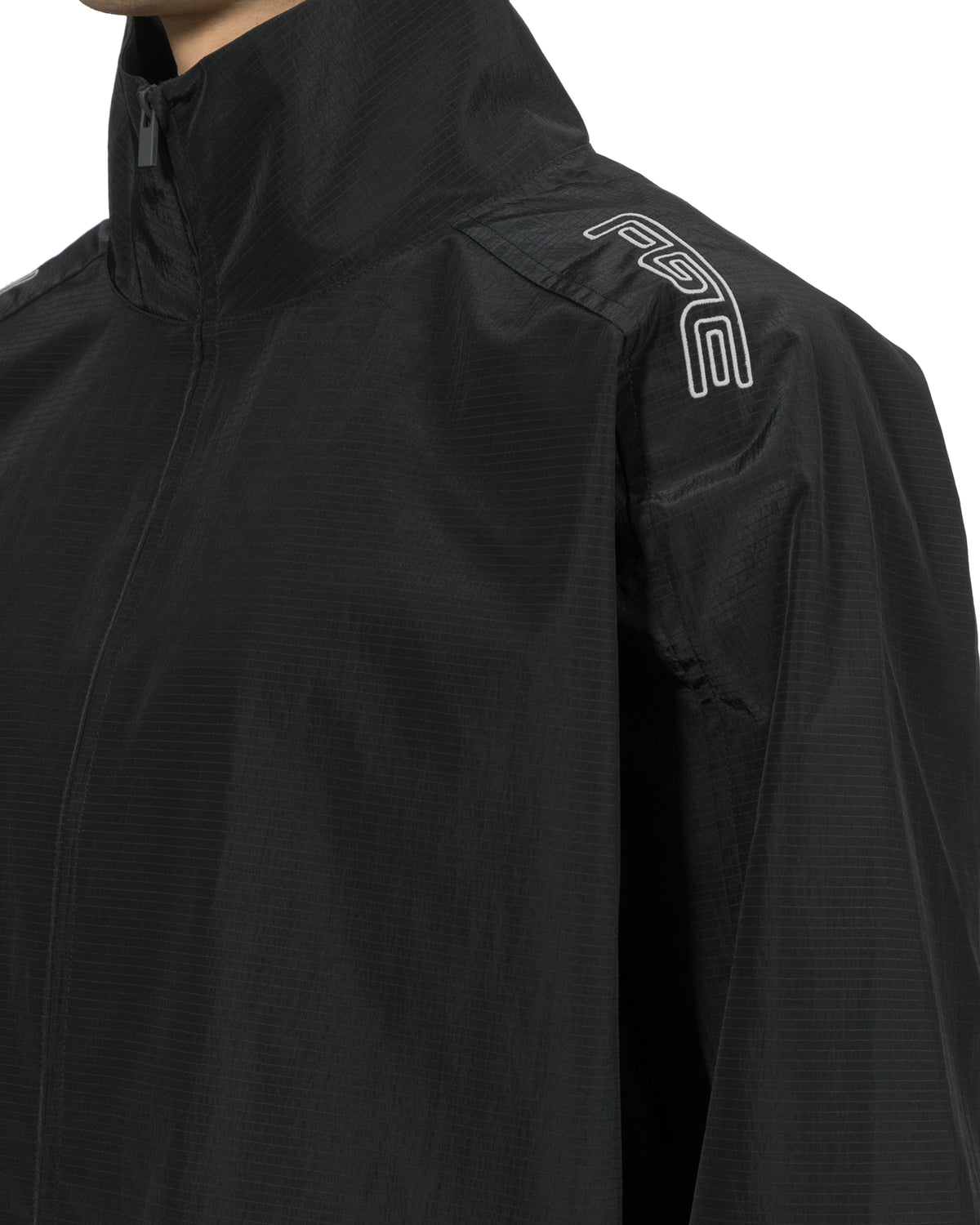 Stand collar zip jacket