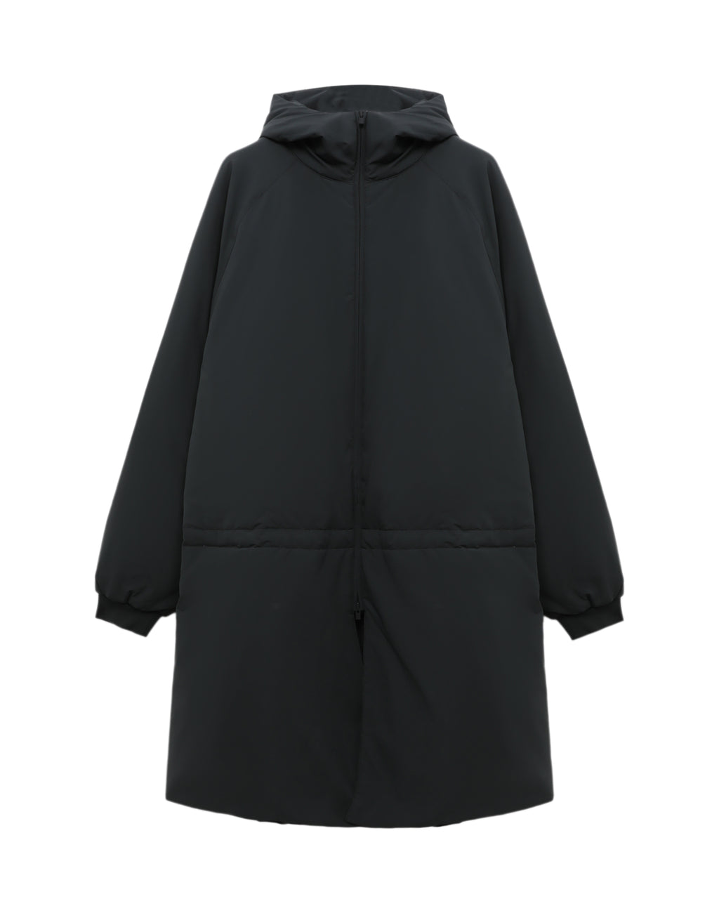 Hooded long coat