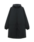 Hooded long coat