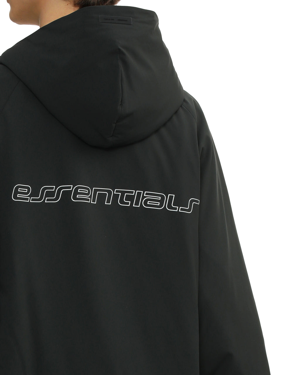 Hooded long coat
