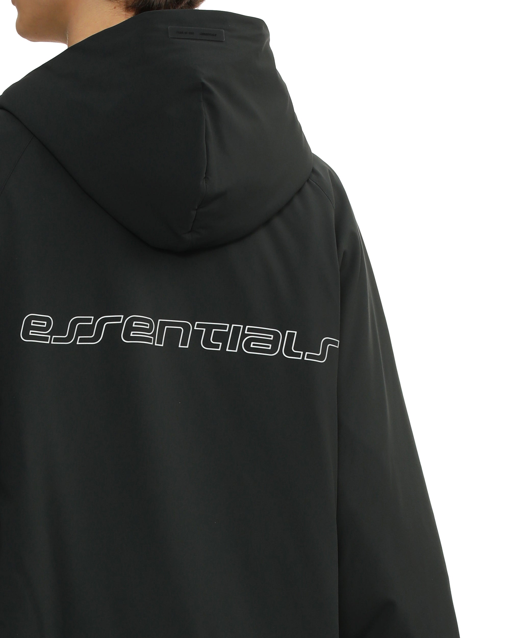 Hooded long coat