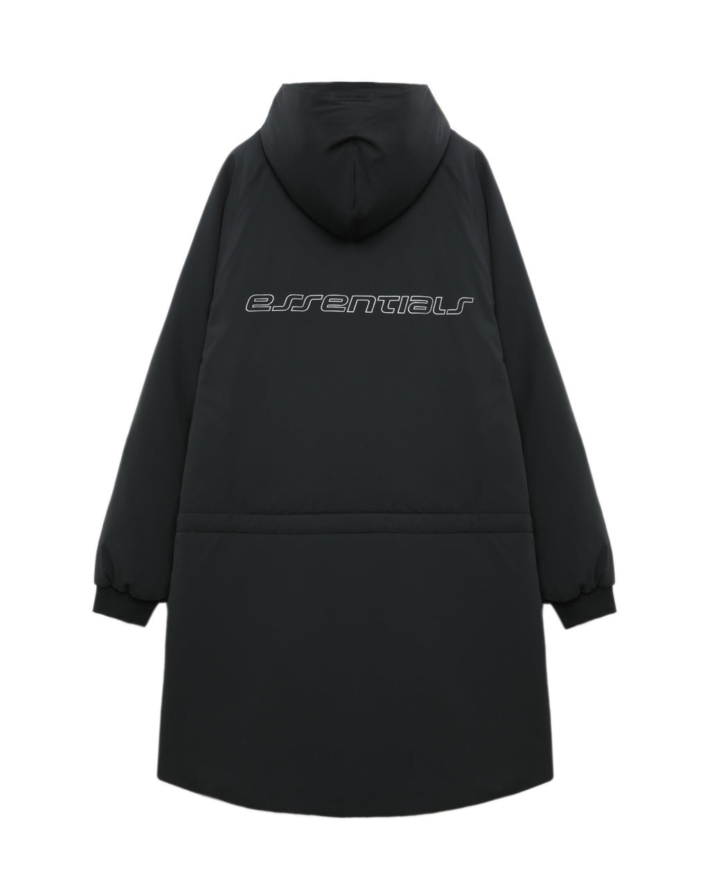 Hooded long coat