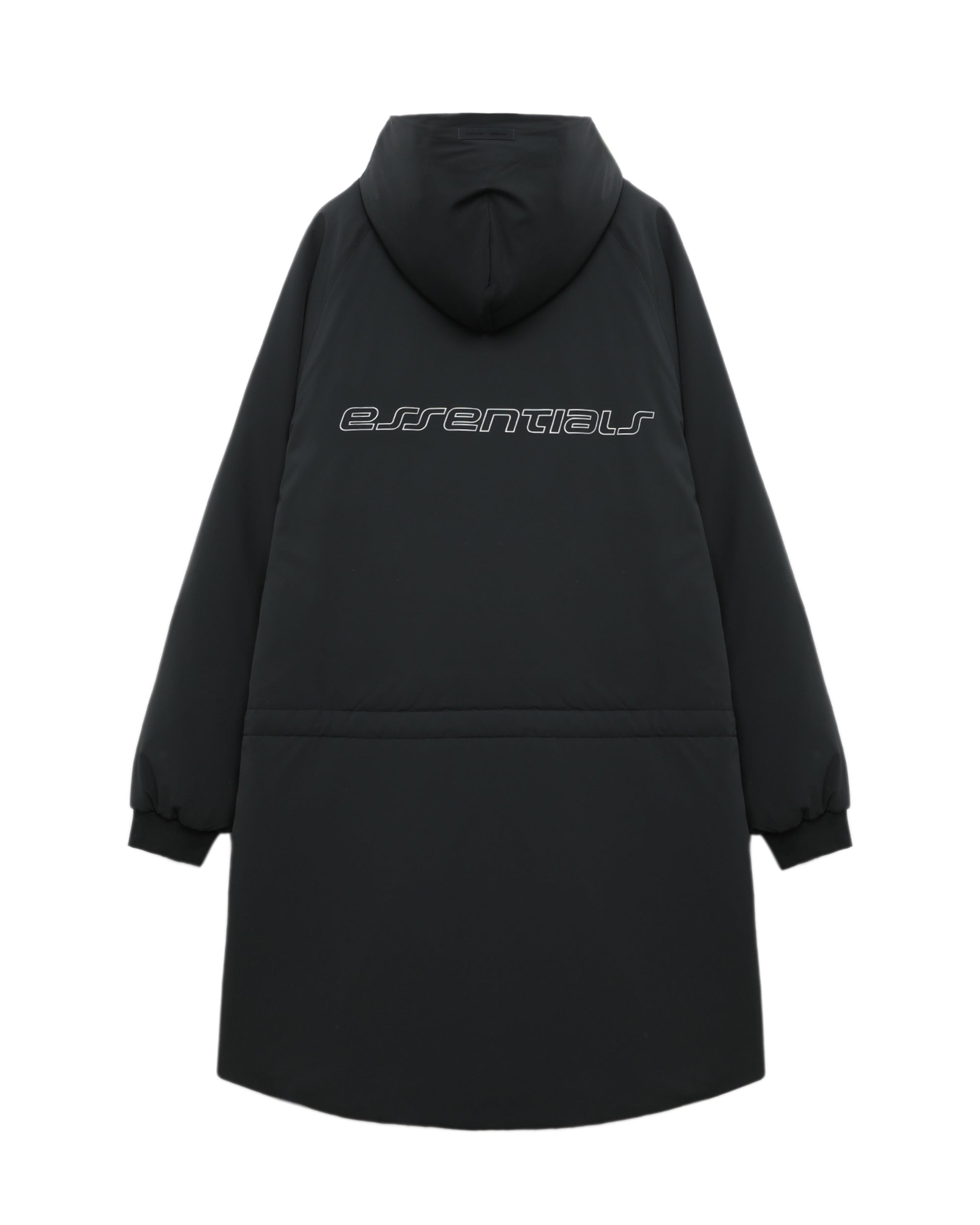 Hooded long coat