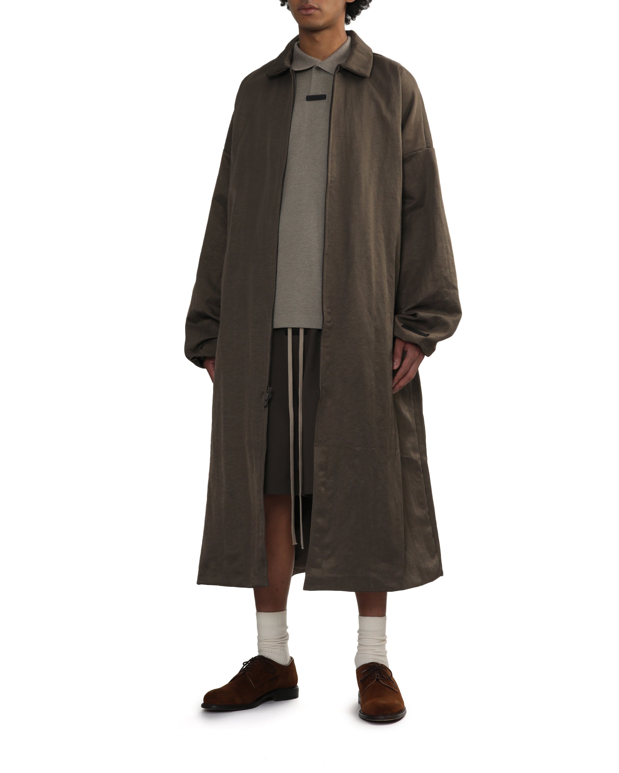 Nylon trench coat
