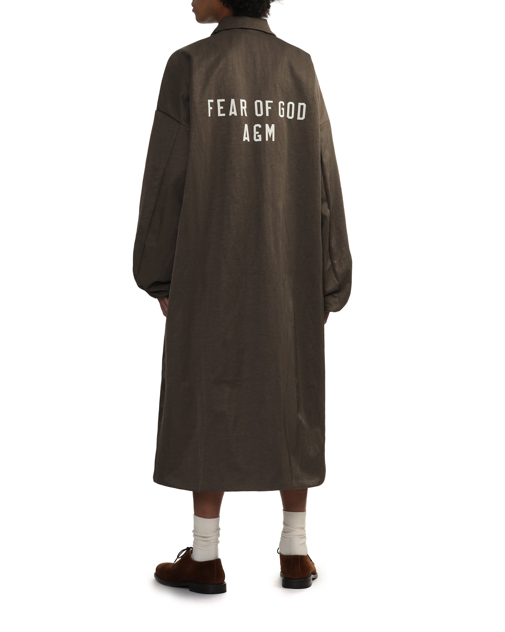 Nylon trench coat