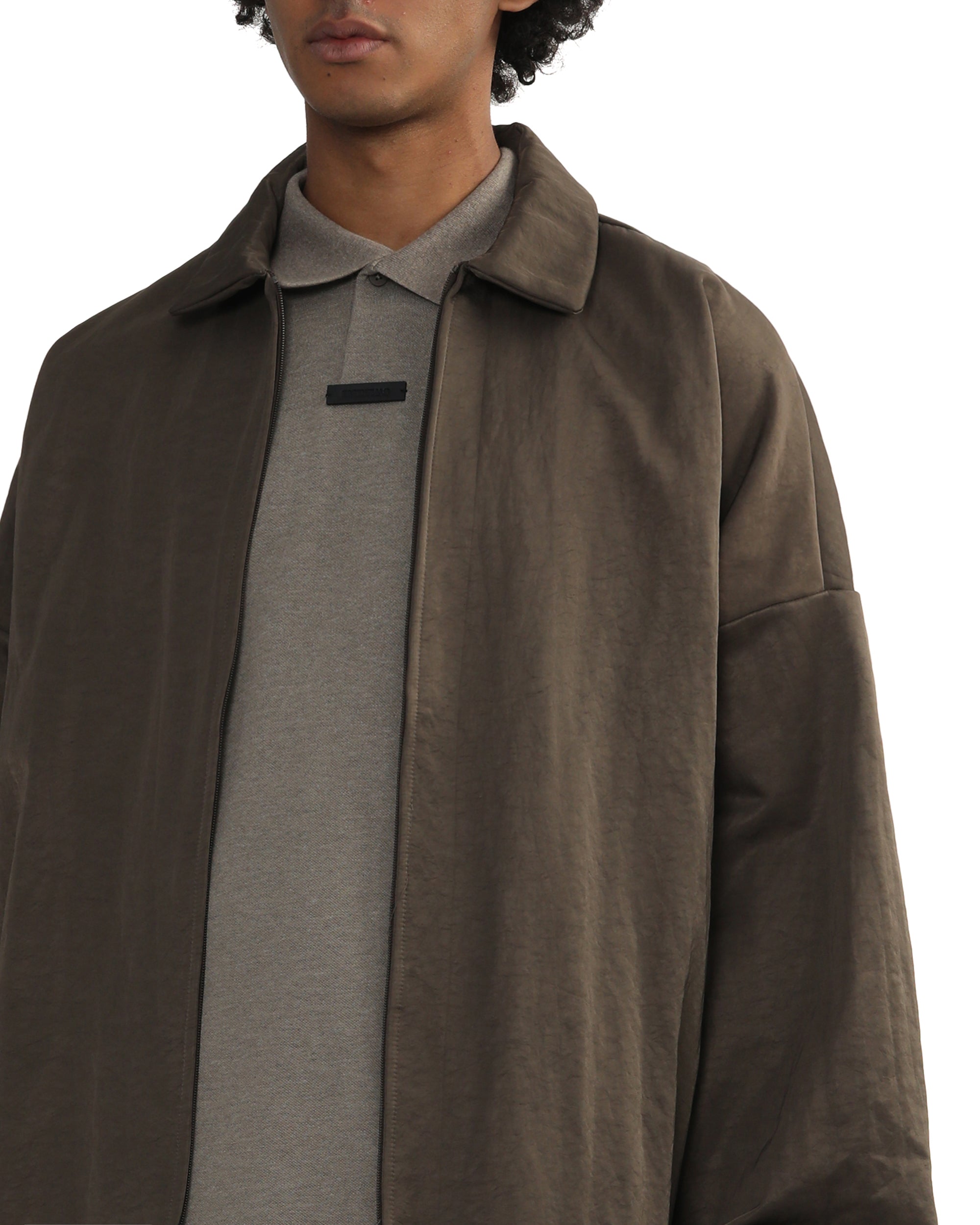 Nylon trench coat