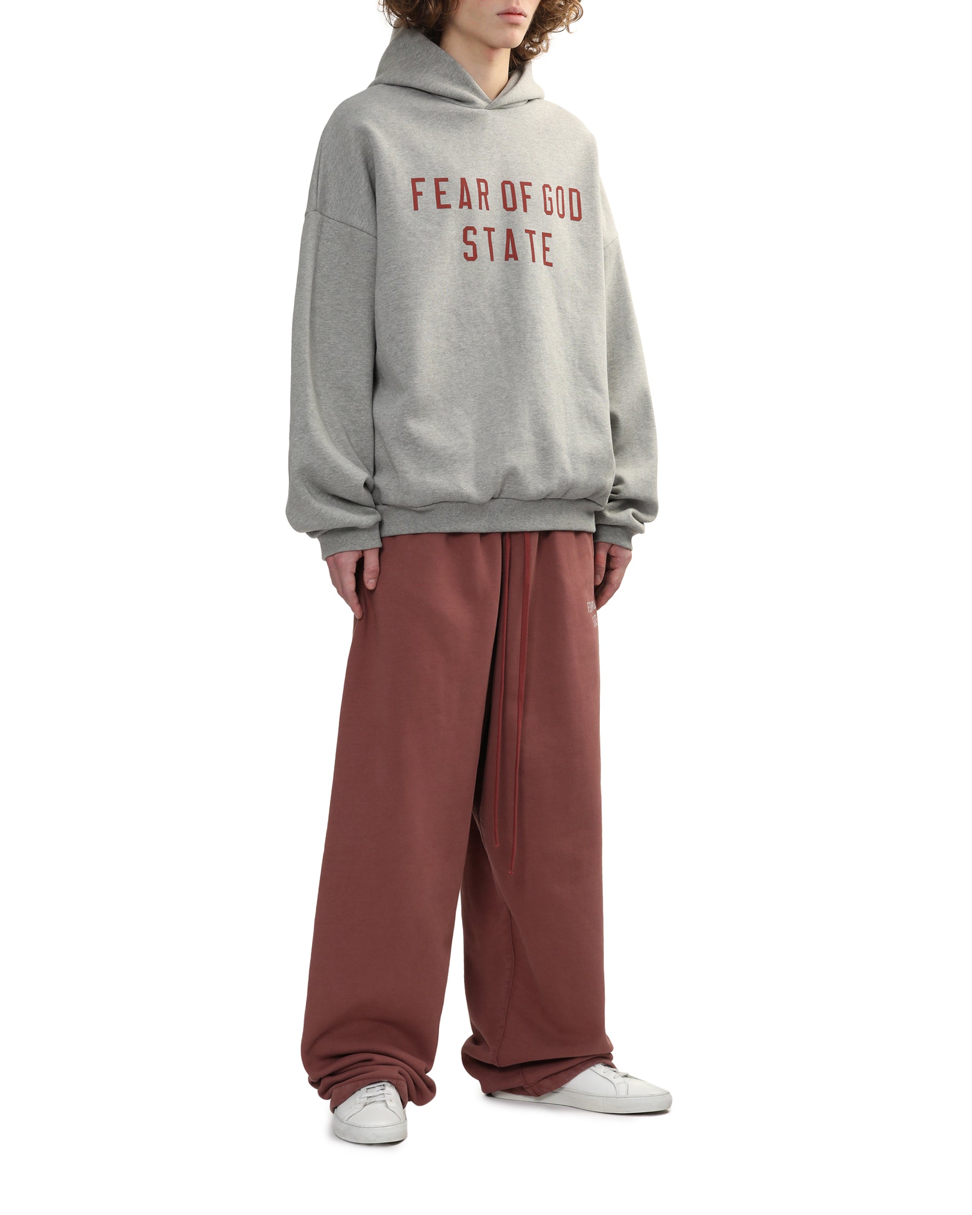 Heavy fleece relaxed pants