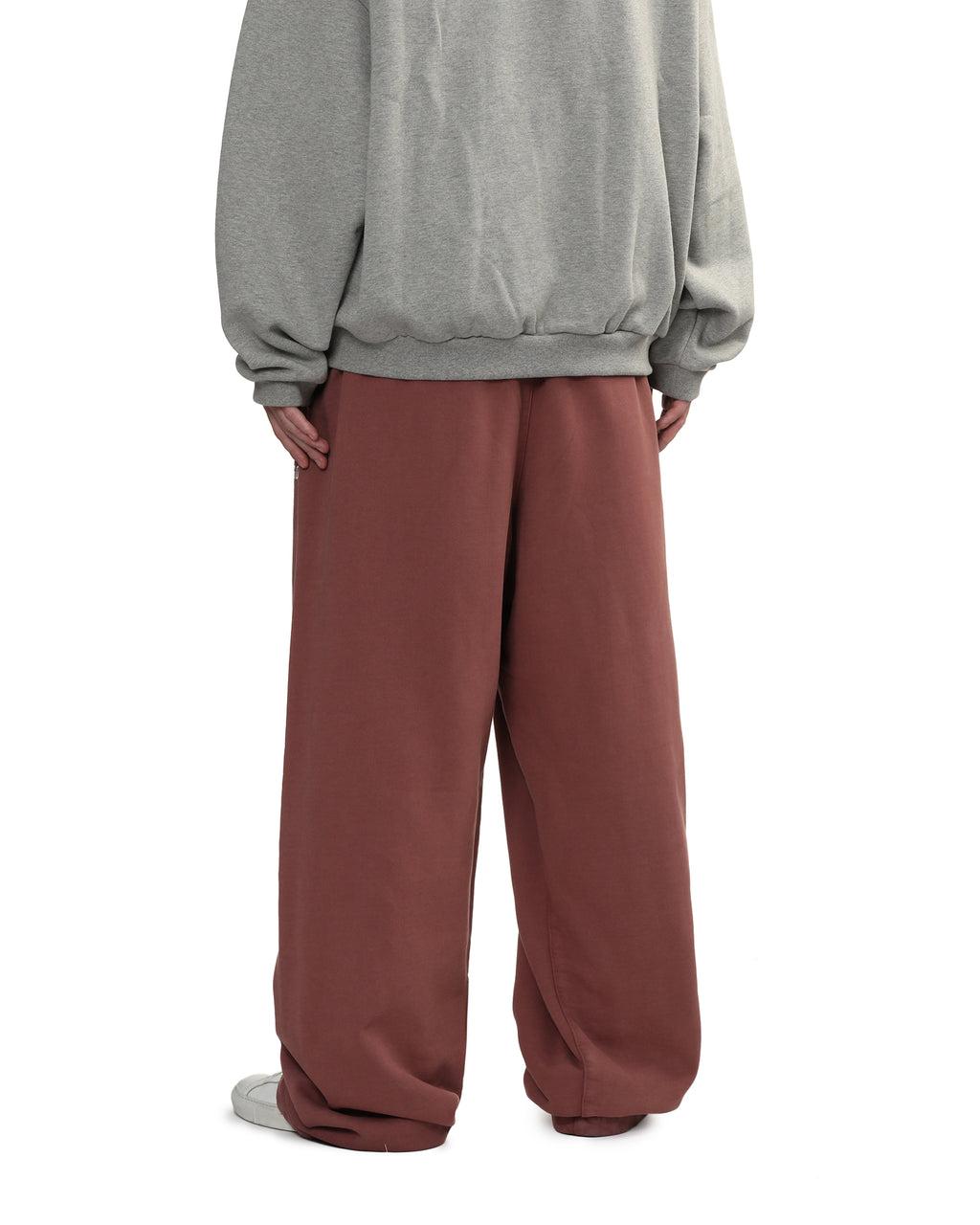 Heavy fleece relaxed pants