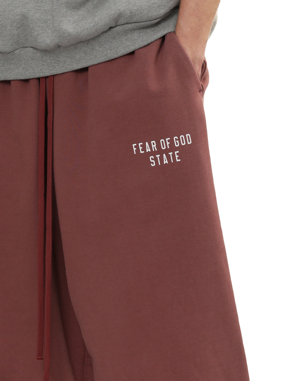 Heavy fleece relaxed pants