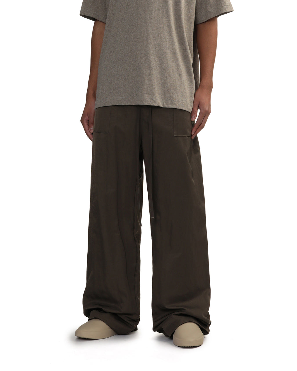 Long drawstring sweatpants