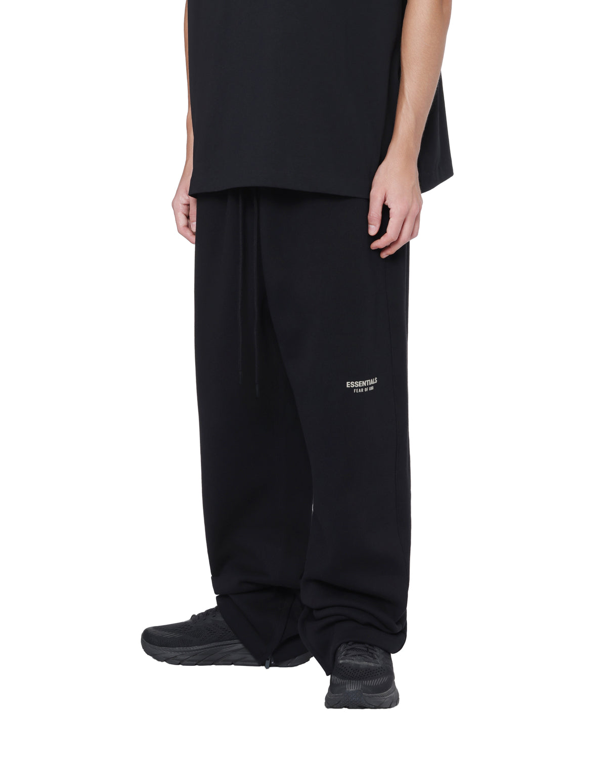 Drawstring waist sweatpants