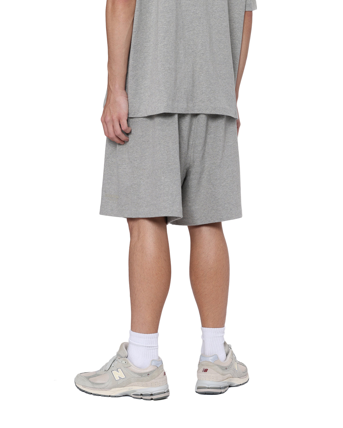 Drawstring waist sweatshorts
