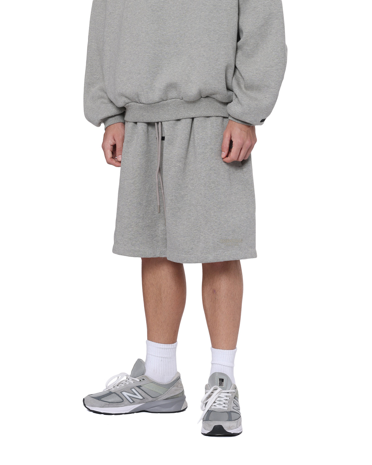 Drawstring waist shorts