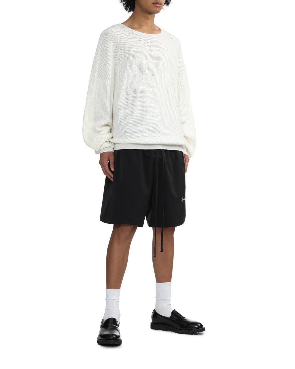 Waffle sweater
