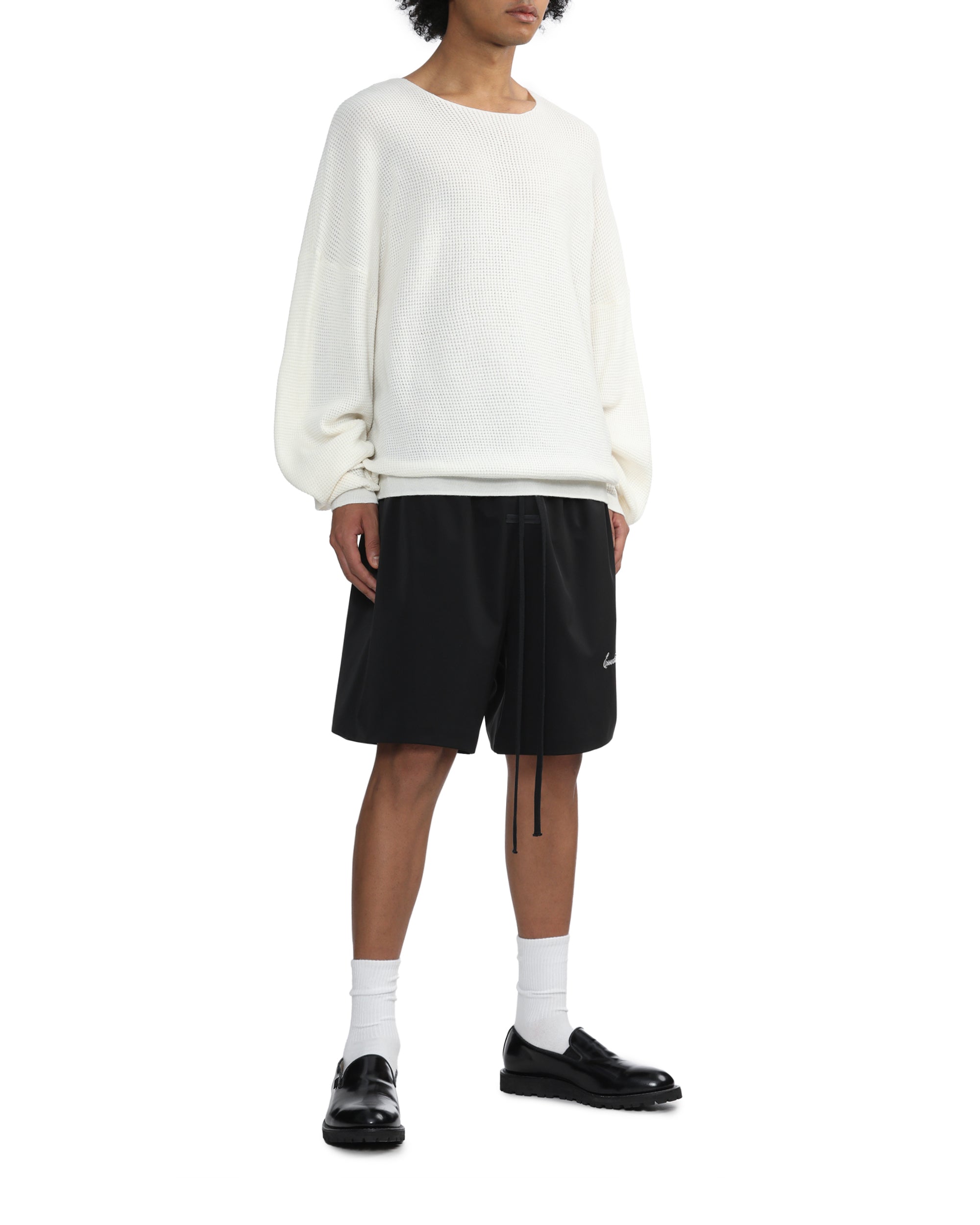 Waffle sweater