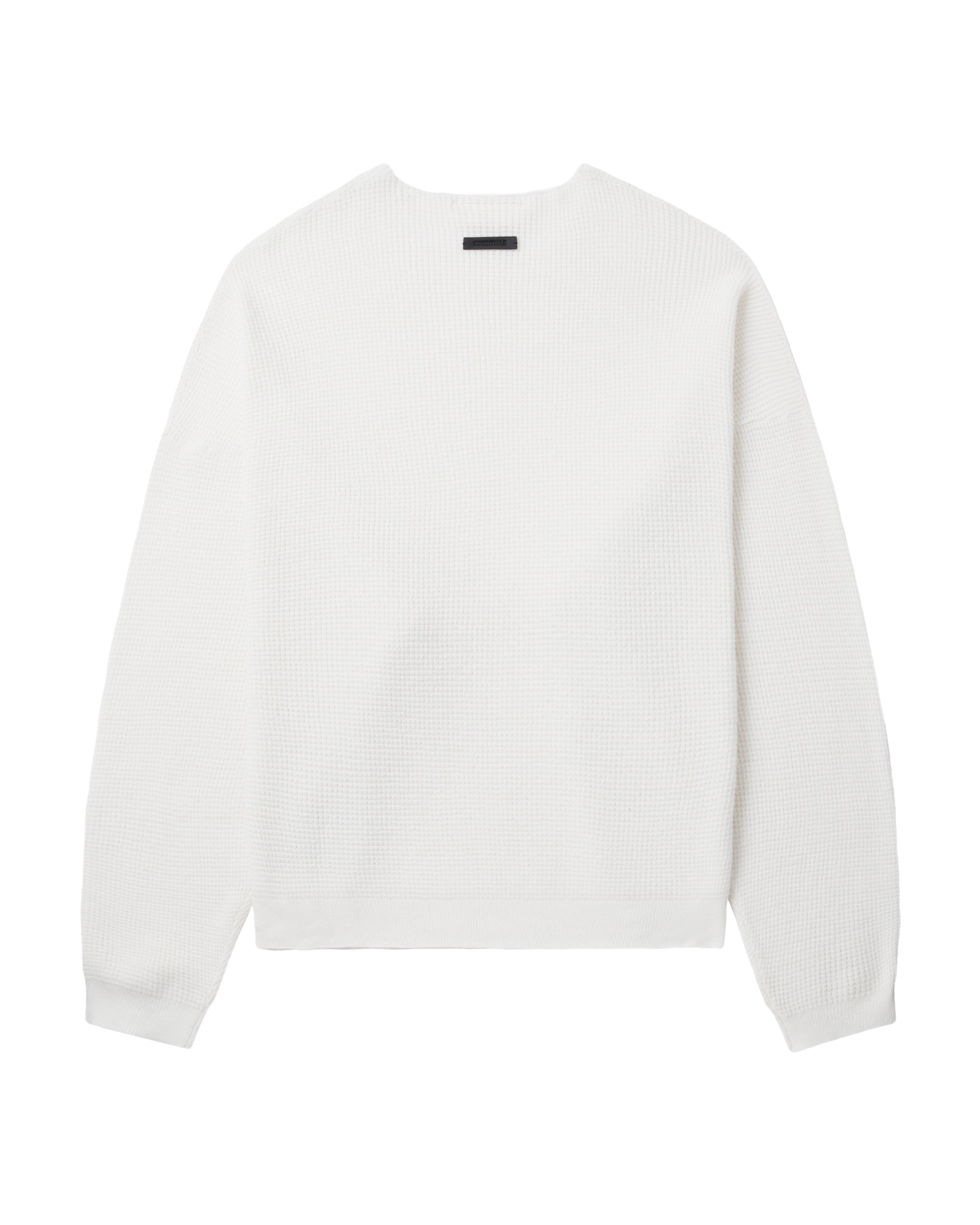 Waffle sweater