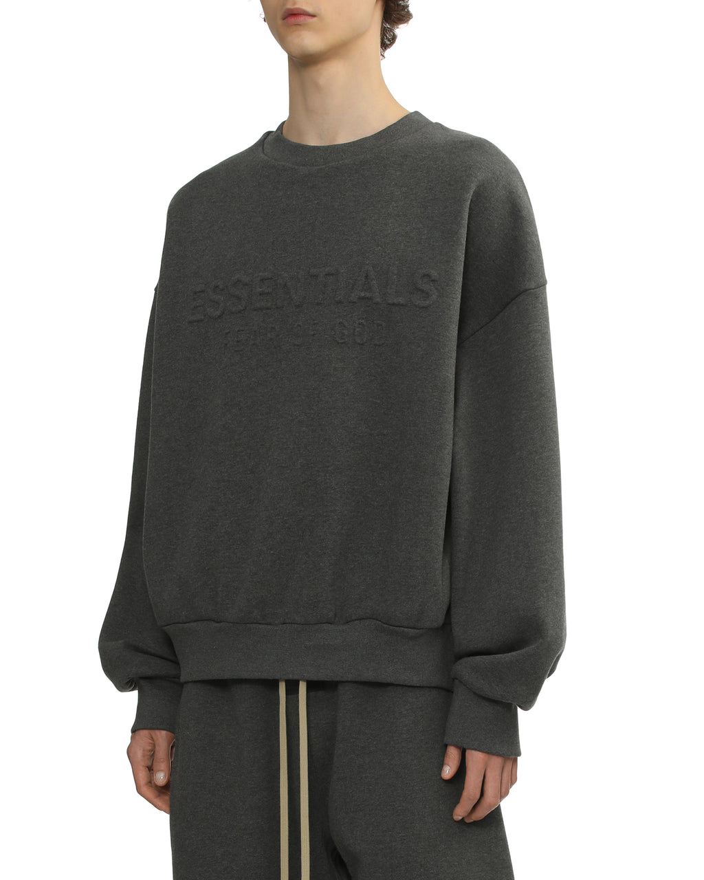 Embossed sweatshirt
