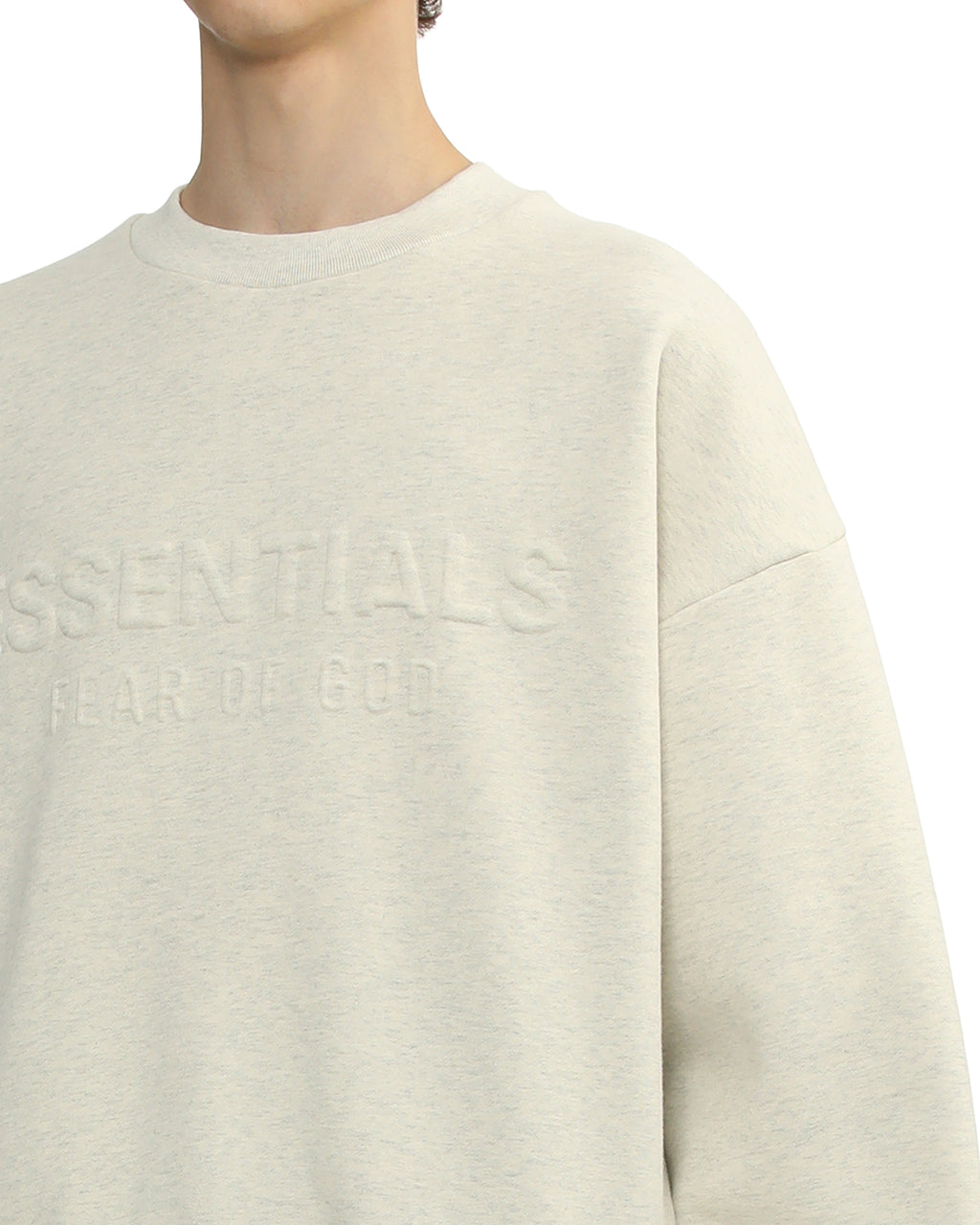 Embossed sweatshirt
