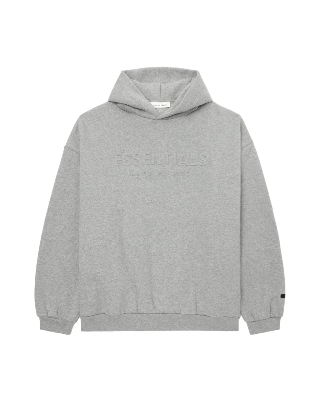 Embossed logo pullover hoodie