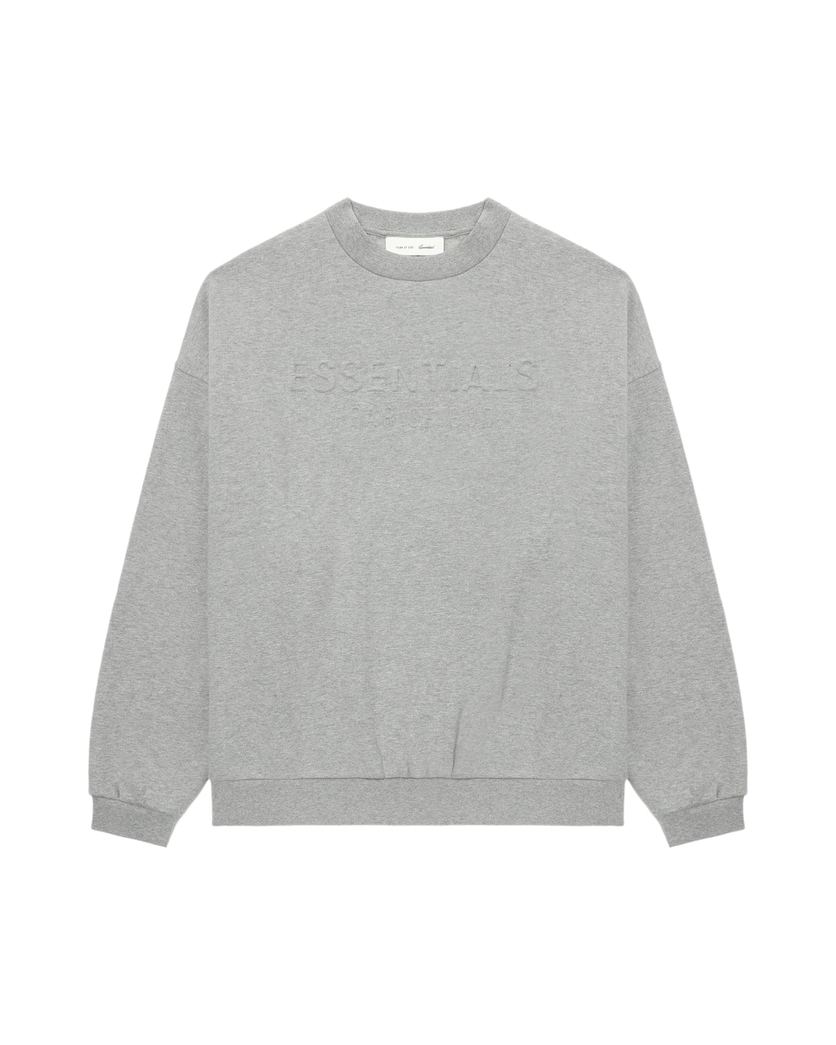 Embossed logo sweatshirt