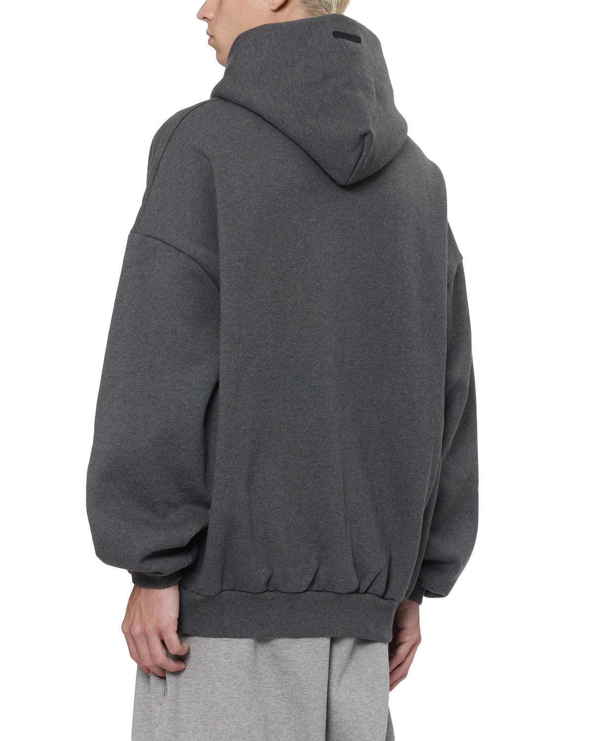 Embossed logo hoodie