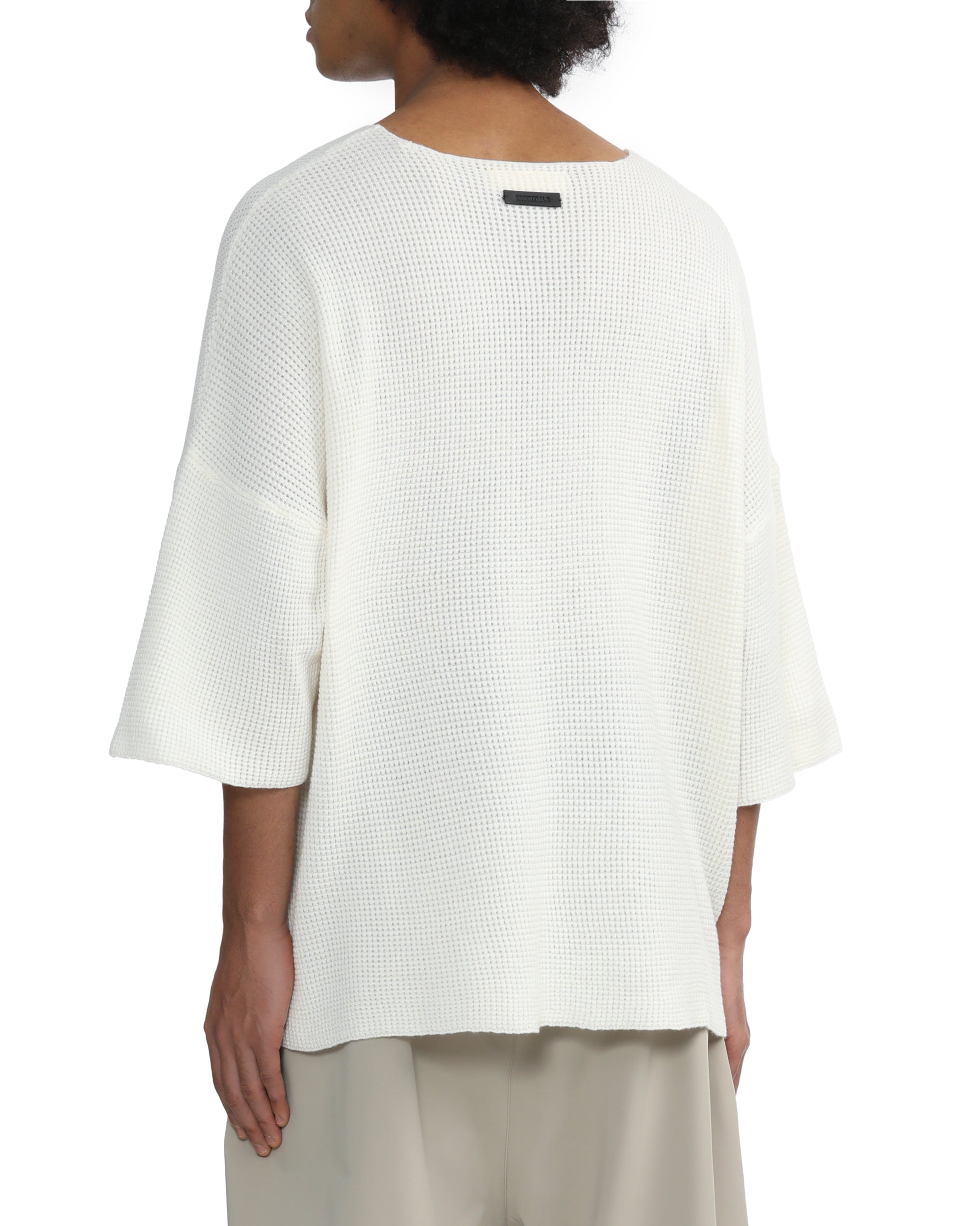 Waffle knit tee