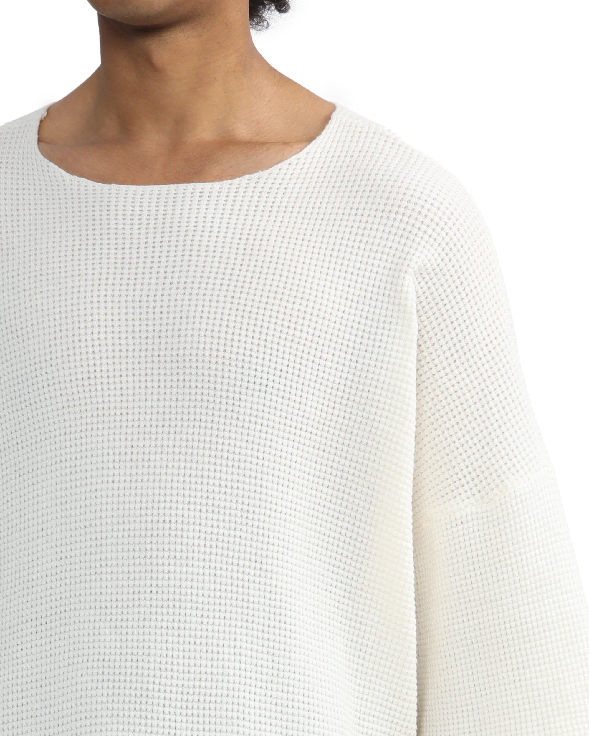 Waffle knit tee